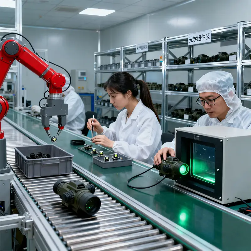 Abteilung für Binock-Produktion und Kontrolle