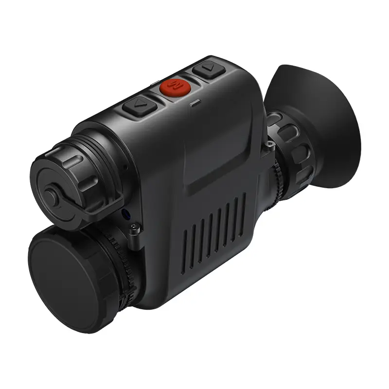 Fernglas-Thermomonokular für die Jagd Modell THM10 auf weißem Hintergrund