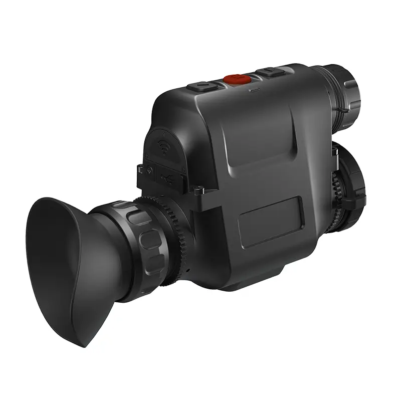 Fernglas-Thermomonokular für die Jagd Modell THM10 auf weißem Hintergrund